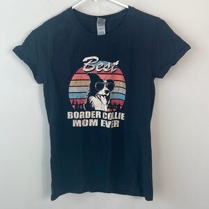 Best Border Collie mom shirt for a dog lover, women size small